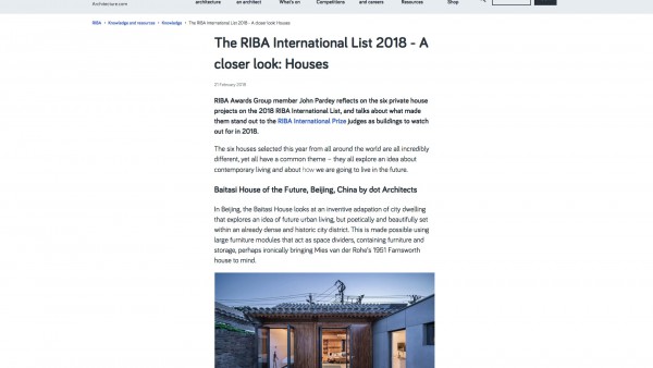 Contemporary Architecture One off Houses RIBA Awards