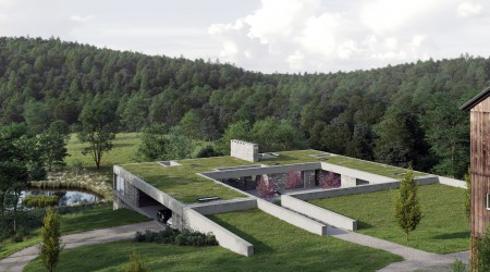 Contemporary Architecture One off Houses Vermont House 02 jpa